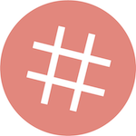 dlvrit hashtag circle